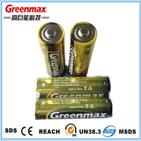 Foil jacket super alkaline aa lr6 am3 battery