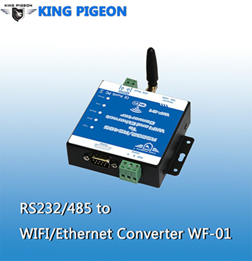 WIFI to RS485 RS232 Converter lan to rs232 converter rj45 WF-01
