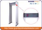 Six Led Strip Alarm Multizone Metal Detector Gate For Schools , Retail , Events
