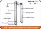 6.12 Zones Hotel Police Prison Airport Security Metal Detector For Checkin With Sound And LED Alarm