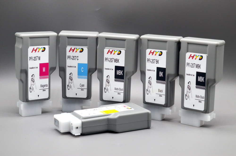 HYD PFI-207 Ink tank for Canon imagePROGRAF IPF680/685/780/785 Printer