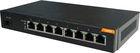 8 gigabit port  + 1 gigabit SFP fiber optic ports non managed switch , 1000Mbps 8 port switch gigabi