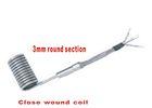 3mm round section coiled heating elements