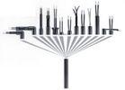 Cartridge heater has various terminal ways for selection