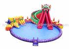 20M Diameter Inflatable Kiddie Pool With Slide , Backyard Inflatable Pools