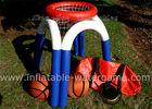 Portable Outdoor Inflatable Basketball Hoop For Kids , Inflatable Water Games Airtight 3M Height