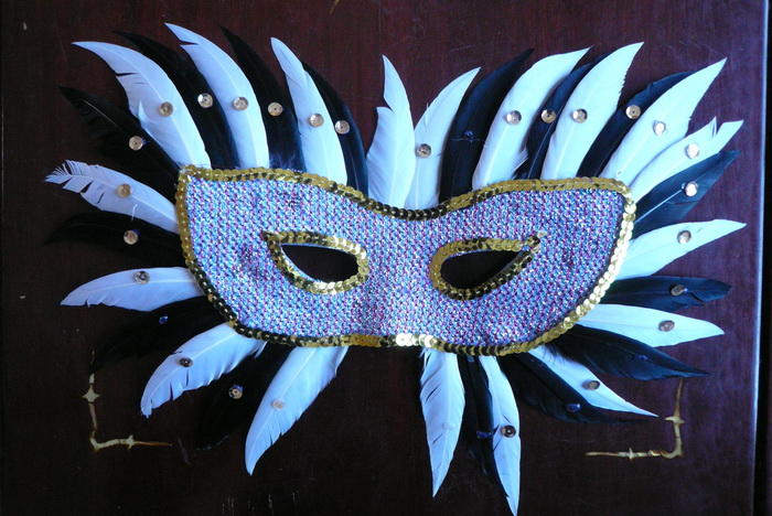 feather masks - Made in China 1102.6