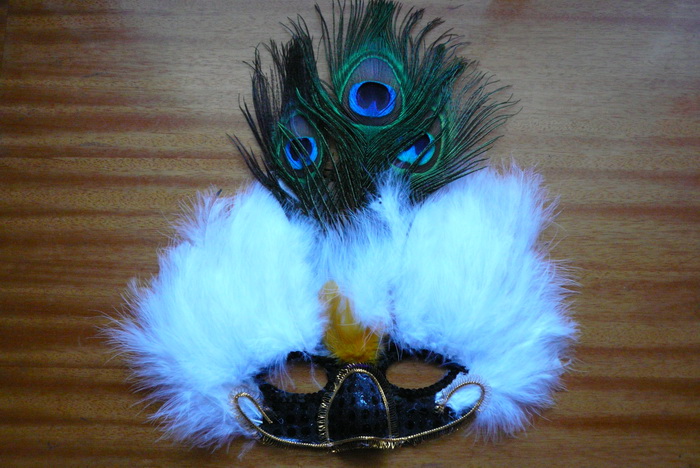 feather masks - Made in China 1109-1