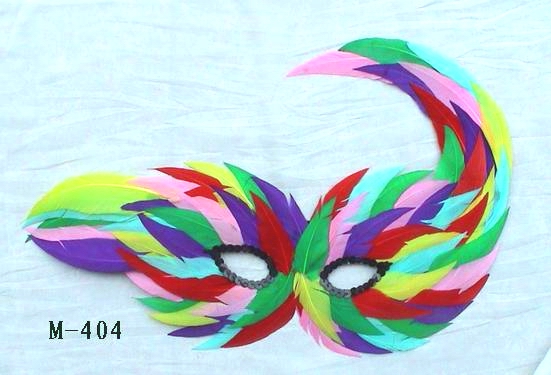 feather masks - Made in China M-404