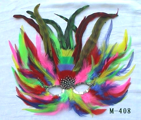 feather masks - Made in China M-408