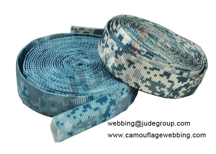pixel camo webbing,digital pixelated camouflage webbing, Pixelised camo webbing