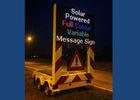 Custom Energy Saving Portable Variable Message Sign Super Bright 900W/Unit, 1R1G1B DIP type