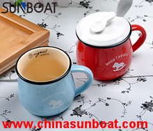 hot sale enamel milk cup porcelain enamel mug