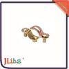 Electro Galvanized Round Pipe Brackets Tube Strap Clamp Corrosion Resistance