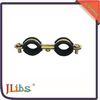 High Temp M6 Suspension Clips Double Ring Clamp , Rubber Tube Clamps