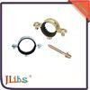 Cast Iron Epdm Rubber Lined Pipe Clamps , Pipe Retaining Clamps For Glass Railing