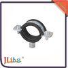 Iron Tube Scrap Heavy Duty Pipe Clamp Brackets , Rubber Lined Hose Clamps