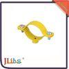 Custom Hex Nut Cast Iron Pipe Clamps M8 Welding Clamp Yellow Coating