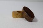 Oval Unique Wooden Jar Lids Natural Solid Small Design 50 x 25 x 18mm