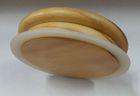 Rubber Gasket Wooden Jar Lids Pilfer Proof Environmental 110mm x 21mm