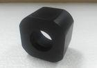 Small Black Wooden Jar Lids , Square Wood Perfume Bottle Lid 37 x 37 x 27mm
