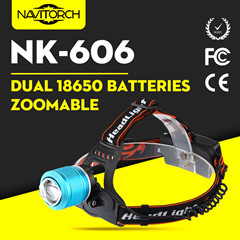 Rechargeable Adjustable Focusing Camping Riding LED Headlamp/Headlight (NK-606)