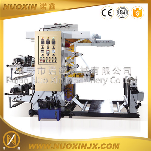 2 colour kraft paper flexo priting machine
