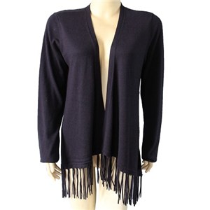 Spring And Autumn Fringe Knit Cardigans