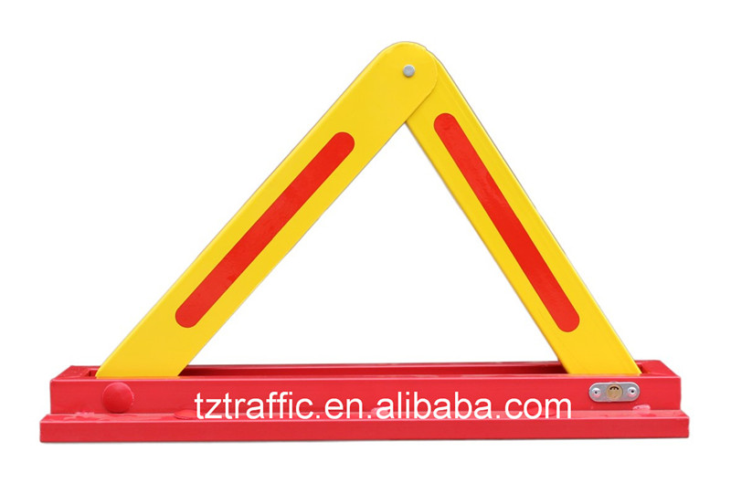 Triangle car parking lock, manual parking lock, A shape parking lock