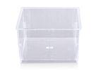 Customizable Square Shape Transparent Plastic Mousse Cups Food Standard