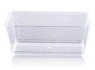 Transparent Rectangle PS Plastic Mousse Cups For Dessert Shop Cake Takeaway