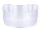 Clear Disposable Safety Packing Plastic Mousse Cups 125ml Moon Shape