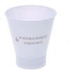 5oz 140ml Airline Tube Clear Plastic Ice Cream Cups With Gold Color Printed
