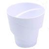 Dessert shop White Plastic PS / PP Disposable Mousse Cups 140ml