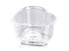 Heart Shape Customizable Transparent Plastic Jelly Cup 120ml  Ф75x53mmH