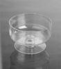 Heat Insulation PS Plastic Jelly Cup 130ml For Chocolate / Yogurt