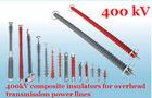 Power Line Suspension Composite Polymer Insulator High Tension 400kV AC