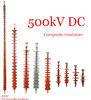 Composite Polymeric Silicone Rubber Insulator 500kv Creepage Distance 17600mm