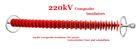 IEC 61109 Standard EHV DC Transmission Tower Insulators 220kv High Strength