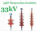 Silicone Rubber Suspension 33kv Insulator Light Weight For Distribution Lines