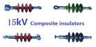 15kV Polymer Composite Suspension Insulator , ECR Core Rod Electric Line Insulators