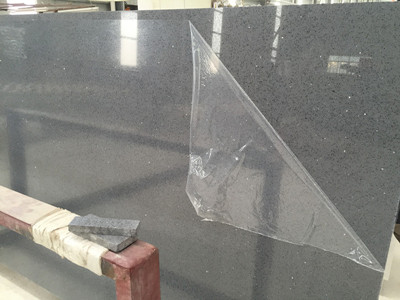 Grey Shining Series Quartz Stone Slab