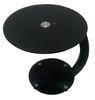 Cool Black Wireless Charging Table Small Round End Table For Hotels