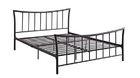 Adult Twin Solid Full Size Metal Beds , School Natural Wrought Iron Beds