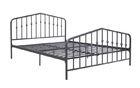 Modern Grey Full Size Metal Beds Wrought Iron California King Size Bed Frame