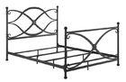 Bedroom Full Size Vintage Style Metal Beds Elegant Iron With Paint Finished