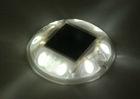 IP68 Solar Road Stud , Road Markers Reflectors With 8 Pcs Around Lights