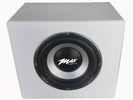 10 Inch Powered Subwoofer Enclosure , Mid Range Speaker Enclosure Painted