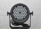 Full Color Waterproof 54X3w LED Par Light With Lens Angle 15° 25° 20°