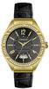 37.0mm Ladies Jewelry Wrist Watch Genuine Leather Band With Diamond Round Alloy Case